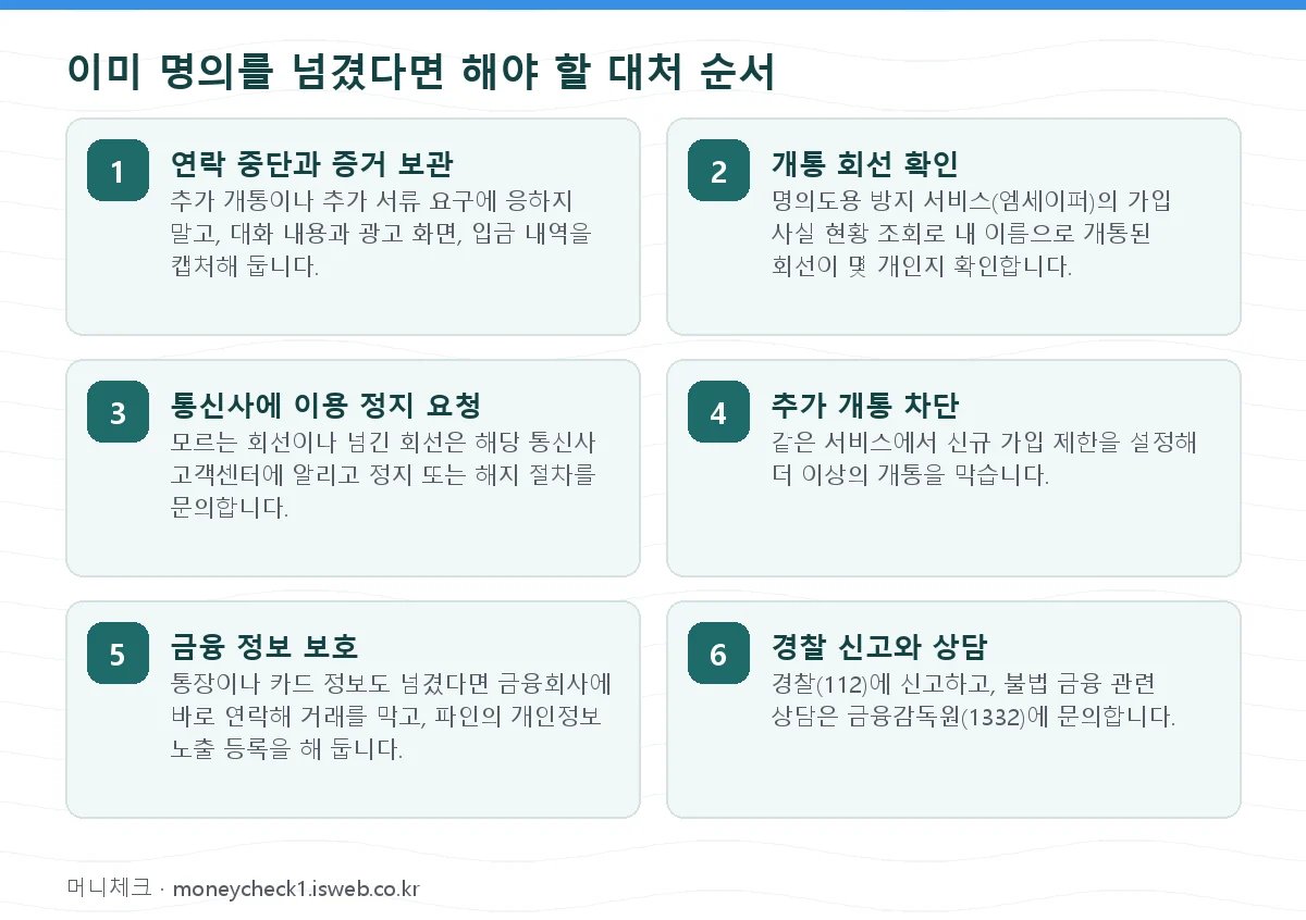 내구제 대출 이미 명의를 넘겼다면 해야 할 대처 순서